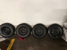 Gebrauchte Winterräder 175/80R14, 4 Stück, gut erhalten
