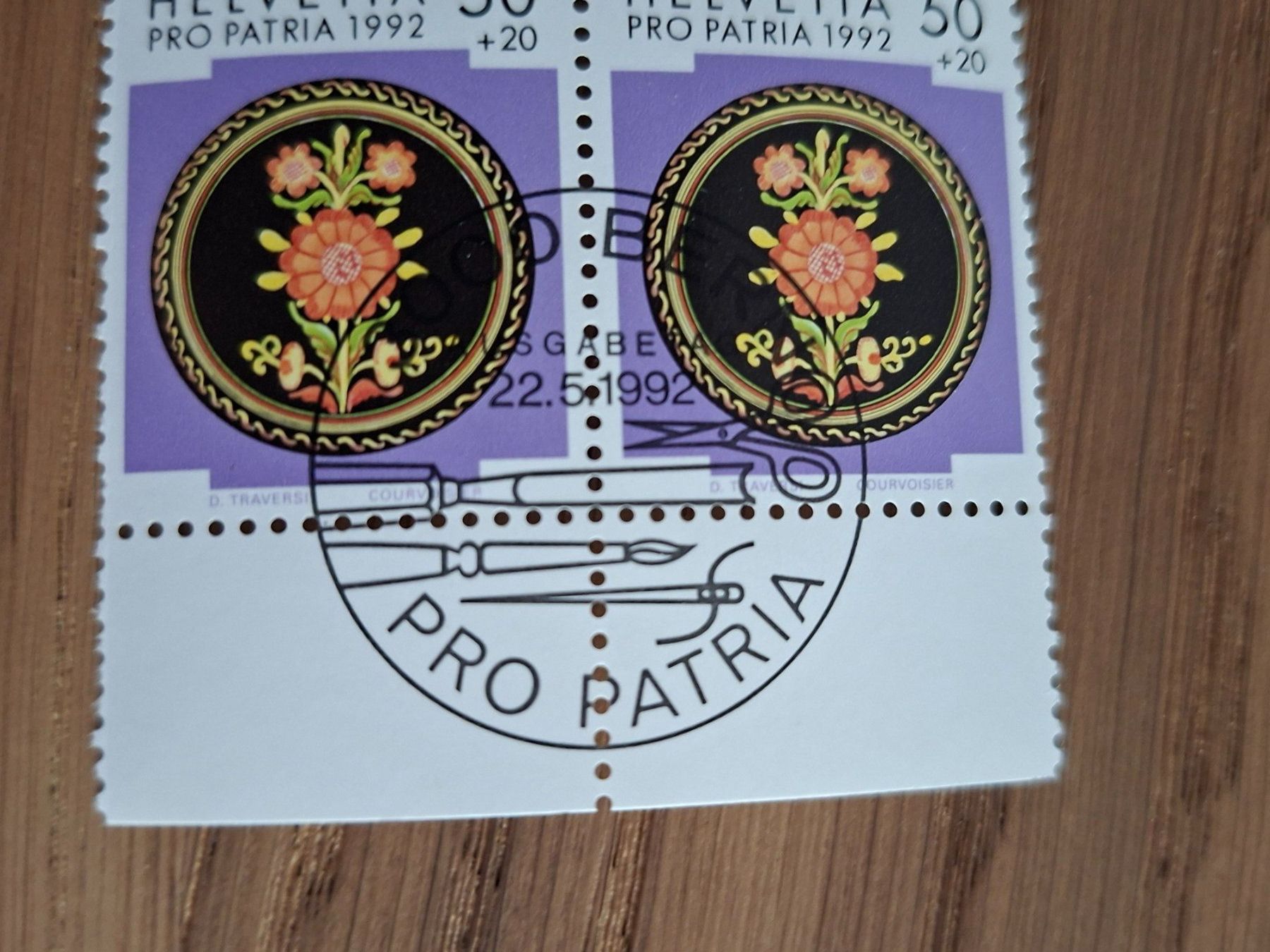 Tutti i francobolli: Markenheftchen: Pro Patria 1992 – Nuovo (secondo la descrizione) da Hinterkappelen venduto da 1399 6
