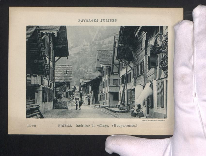 Fotografie &  Plakate: Fototypie Brienz, Intérieur de village, – Gebraucht aus Berlin von bartko-reher