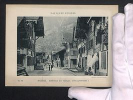 Fototypie Brienz, Intérieur de village,
