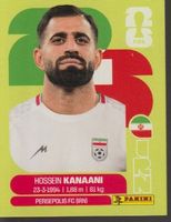 FIFA WORLD CUP 2026 Panini Sticker IRN 8 HOSSEIN KANAANI