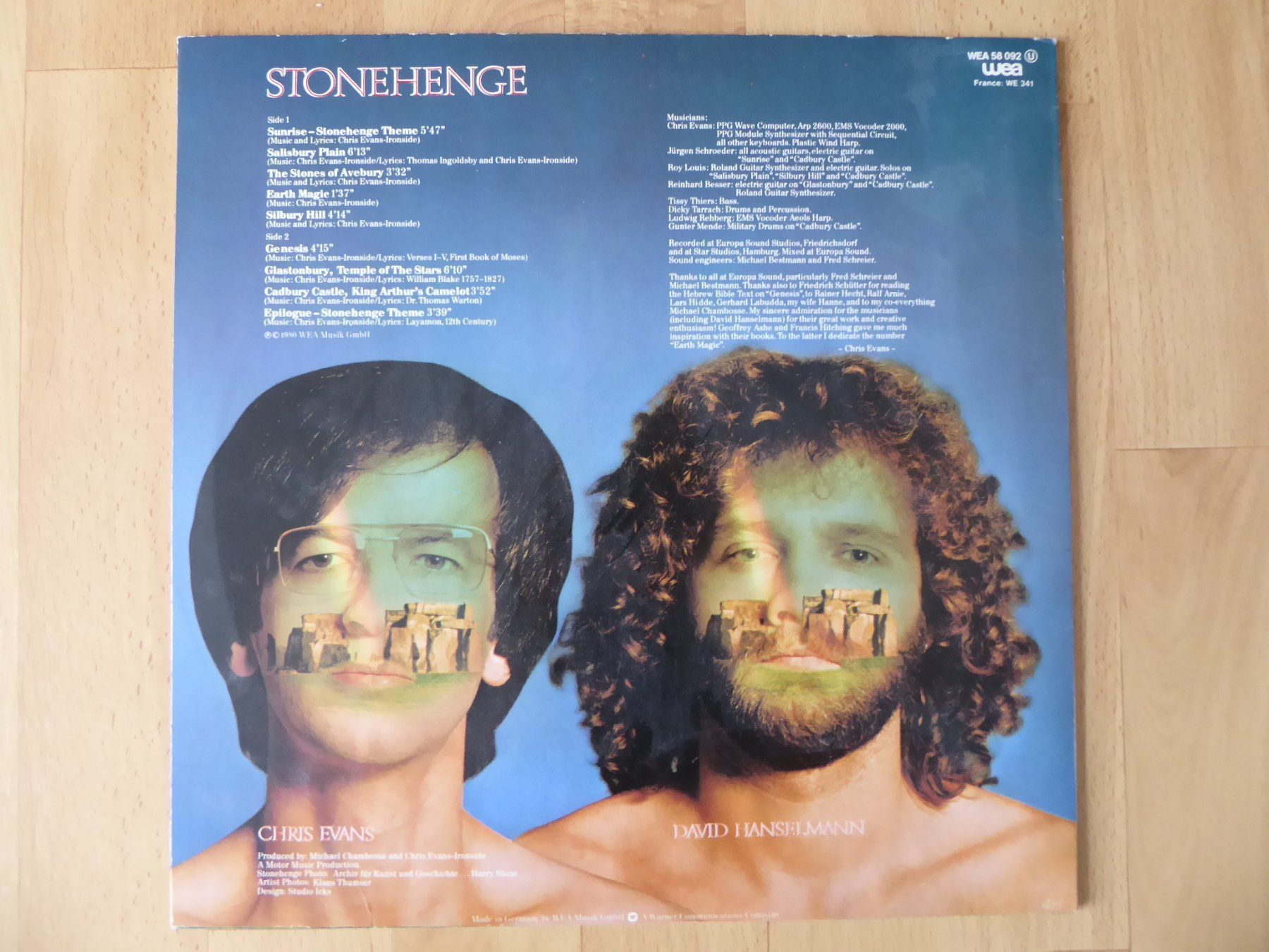 Dischi in vinile: Chris Evans+David Hanselmann-Stonehenge – Usato da Aeugst am Albis venduto da Drayprescot 1