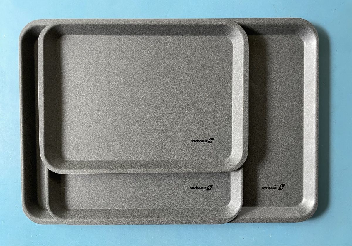 Swissair Servierplatten: SWISSAIR Servier Tray Set vintage – Neu (gemäss Beschreibung) aus Zürich von Rod5 1