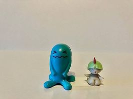 Figurines Pokemon Qulbutoké et Tarsal 2005-2001