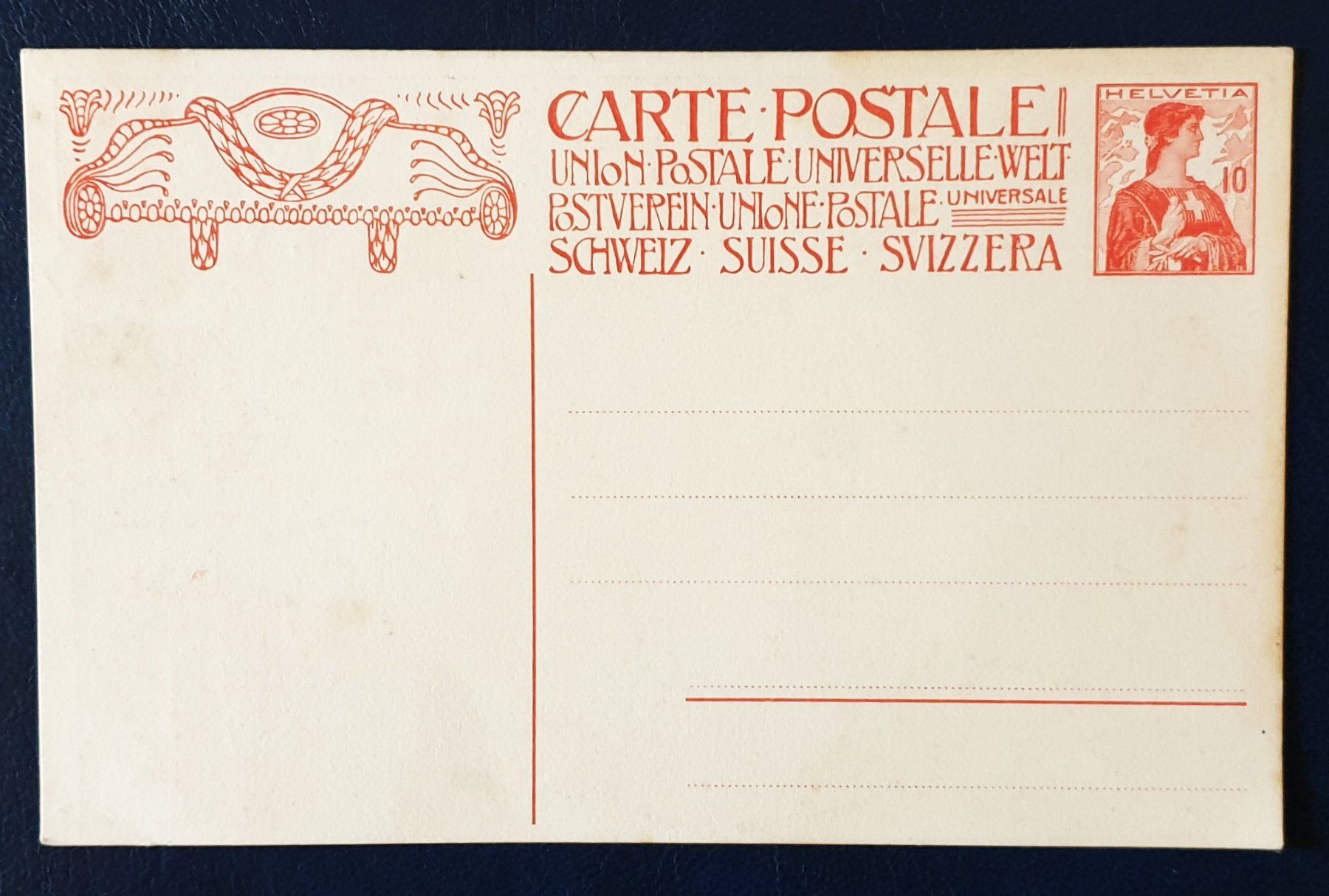 Enveloppes & pochettes d'envoi: Entier postal neuf UPU - 1909 – D'occasion à Euseigne par sot_cpw6 1