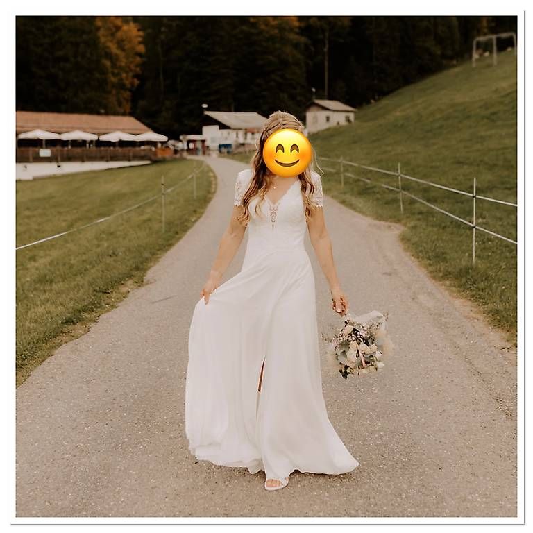 Kleider: Boho Brautkleid / Hochzeitskleid Herve Paris – Gebraucht aus Herznach von SiRi57