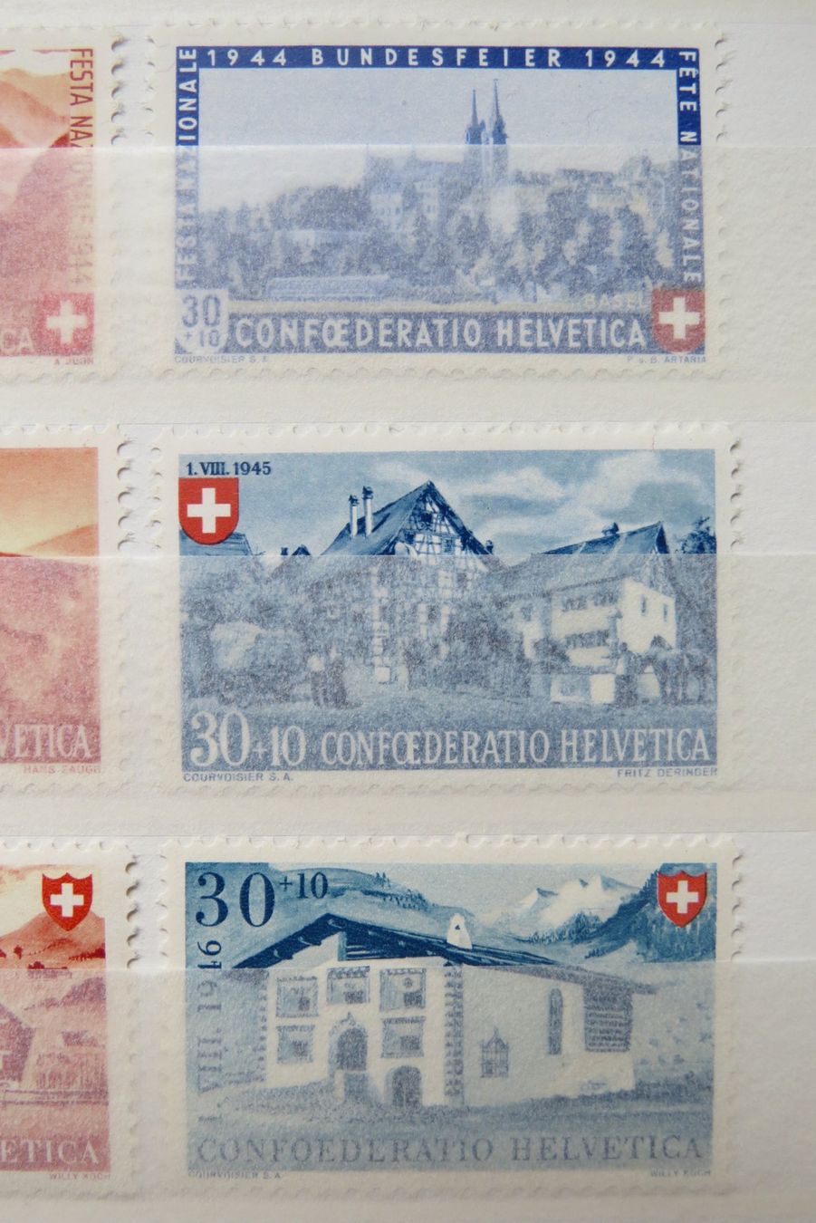 Tutti i francobolli: Sammlung PP 1938-1949 postfrisch ** komplett - SBK: 152.-. – Nuovo (secondo la descrizione) da Brunnen venduto da Kumari 4