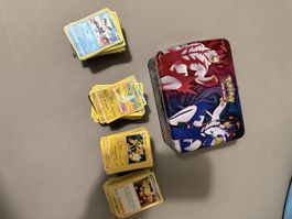 Pokemon 400+Stk Karten Sammlung mit Metalbox