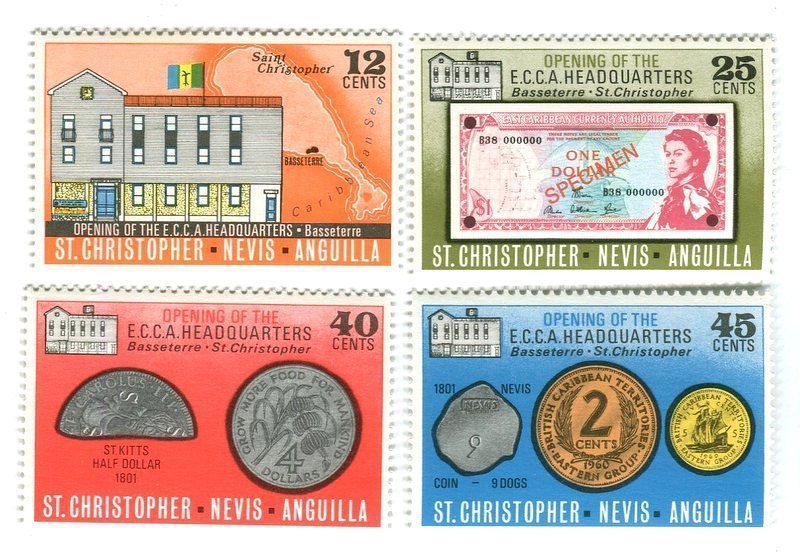 Alle Briefmarken: Briefmarken "Münzen". Nevis – Neu und originalverpackt aus Basel von Butsch5
