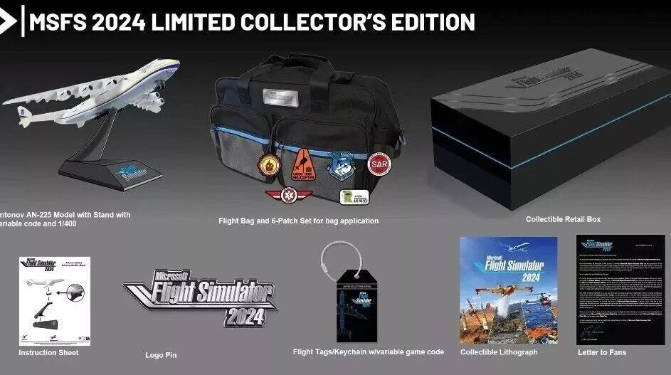 Microsoft Giochi: Flight Simulator 2024 Limited Collector's Edition  #185/5100 – Nuovo e nell'imballaggio originale da Brütten venduto da Sk8terboy
