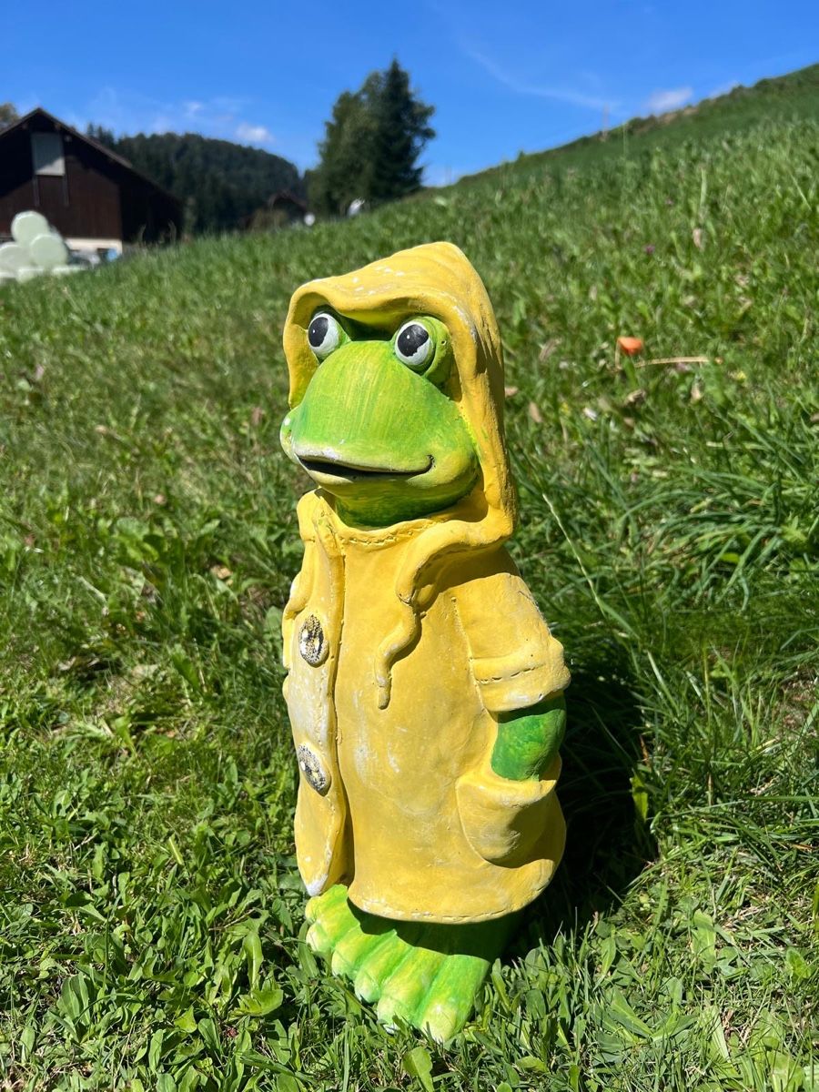 Alle Dekorationen: Deko-Frosch ca 40cm – Gebraucht aus Wattwil von Weinachtsmann