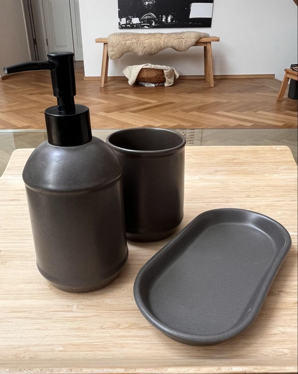 Ikea Portasapone: Seifenspender & Zahnhlas Set – Nuovo (secondo la descrizione) da Oltingen venduto da ugradel 1