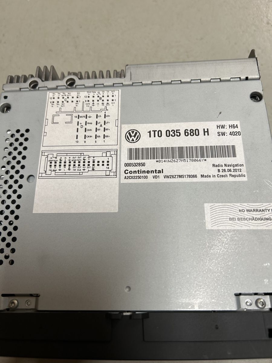 Radio: Autoradio für Volkswagen mit Code – Usato da Zumikon venduto da Gigi64 3