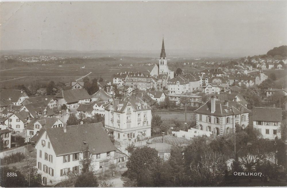 Karte Oerlikon Kat.Kirche 1923 | Kaufen auf Ricardo