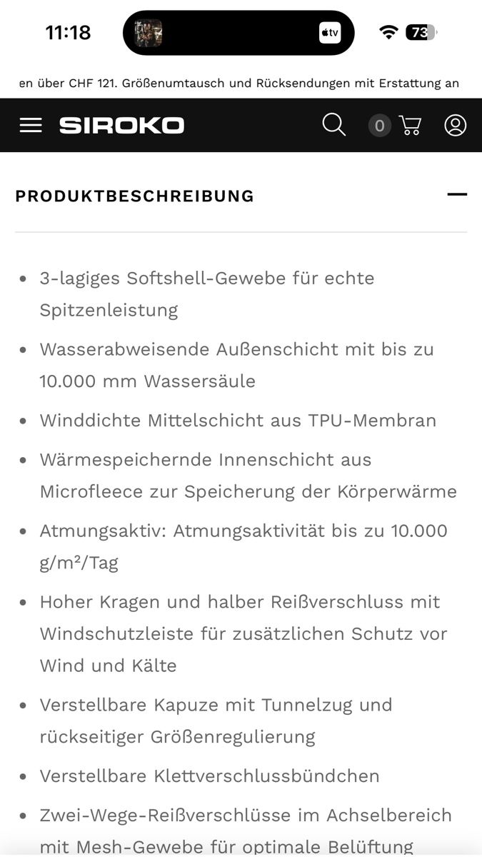 Jacken: Snowboardjacke von siroko  NEU! – Neu und originalverpackt aus Chur von Paemel 5