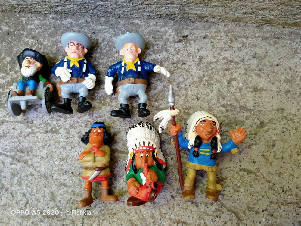 FIGURINE SERIE LUCKY Luke Morris Dargaud 84 W. Germany 4 S. Schleich