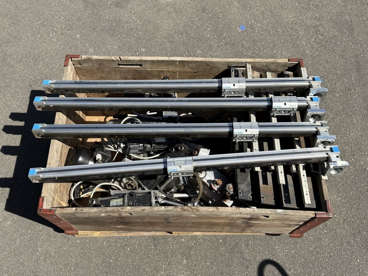 Metall- & Schlosserei Sonstiges: Festo Linearmodule, Schrittmotoren, Motoren Winkelgetriebe – Gebraucht aus Boswil von ABLagerBoswil