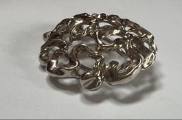 Schöner Vintage Tuchclip / Schalring aus den 1970er-Jahren