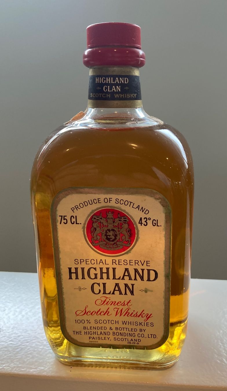 Spirituosen: Highland Clan Whisky von ca 1990 – Neu (gemäss Beschreibung) aus Roggwil BE von Maui2000