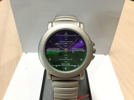 Vintage Herrenuhr Pilotenuhr Silber,  Rarität!