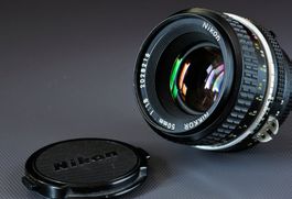 Nikon Nikkor 50mm f/1.8 "long nose"