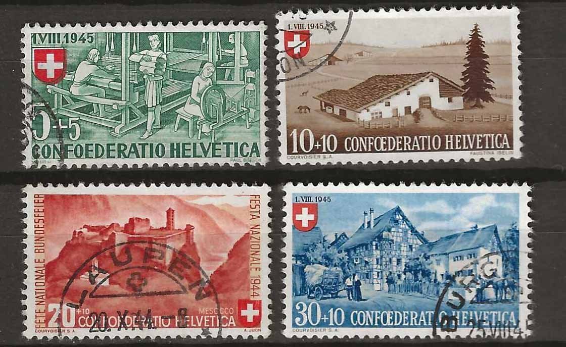 Tutti i francobolli: PP045 - Pro Patria 1945 obl. – Usato da Trélex venduto da Phil_Albert
