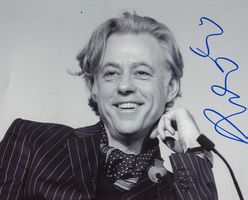 Bob Geldof 1951- Autogramm signiert Foto 20x25cm