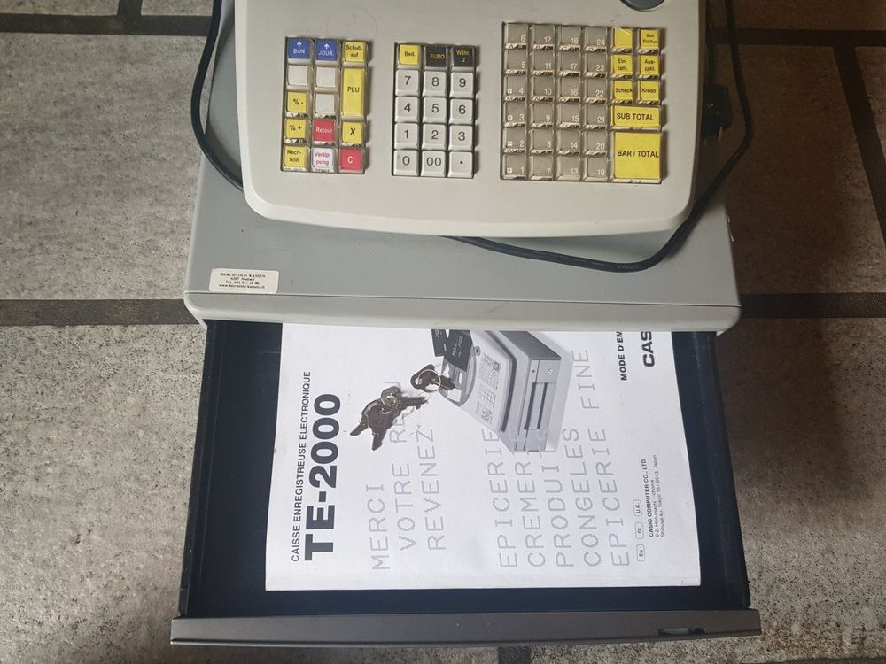 CASIO - CAISSE ENREGISTREUSE TE-2000