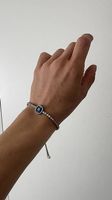 Armband mit Nazar Auge 925er Silber, Zirkon (Rujewelry) 