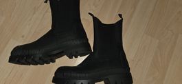 Schwarze Stiefeletten von Steve Madden, Grösse 36 - Top!