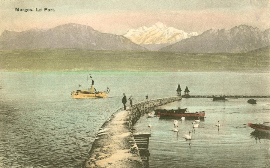 Cartoline postali: Morges - Le Port – Usato da Chavornay venduto da SupraSenna