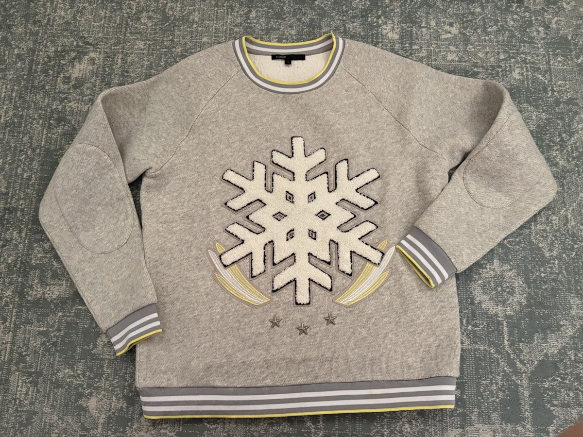 Maje Pullover & Sweatshirts: Magnifique pull flocon de neige Maje  – Neu (gemäss Beschreibung) aus lausanne von cat_q9l6