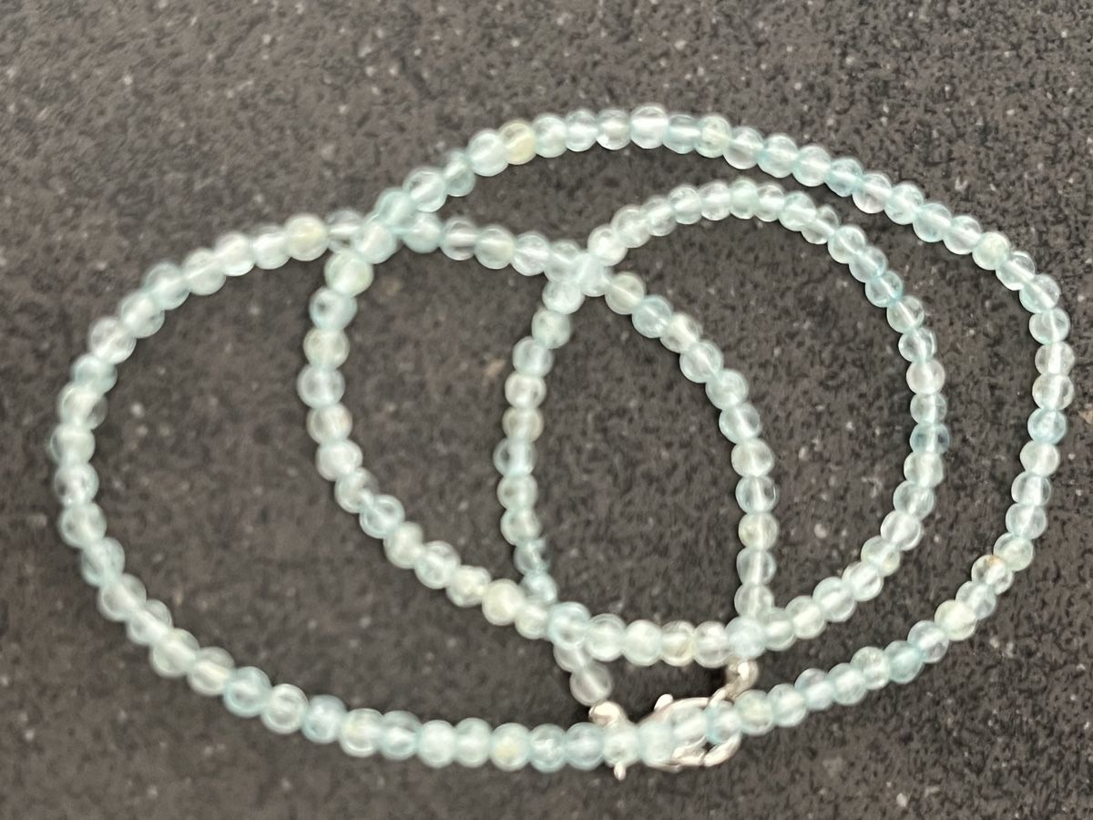 Catenine: Collana acquamarina  – Usato da Locarno venduto da cichita