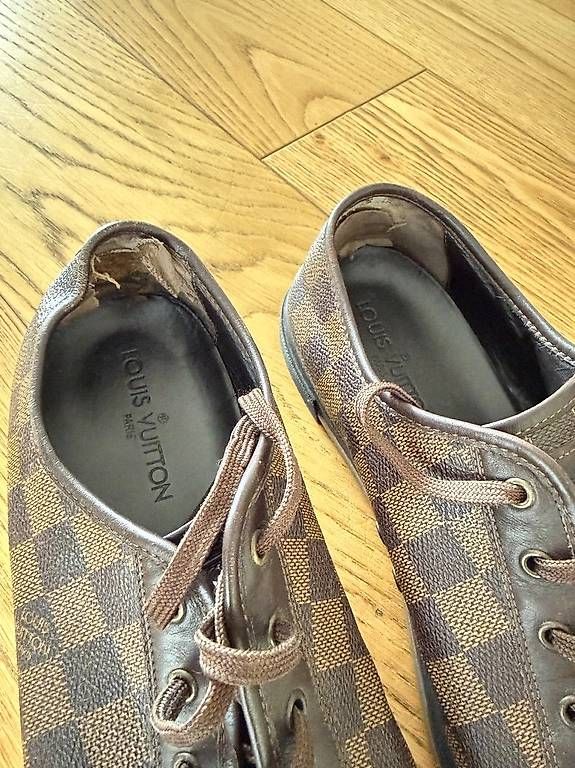 Chaussures hommes: Louis Vuitton Leather Sneakers / Schuhe Grösse 8.5 – D'occasion à Immensee par nadine.o 3