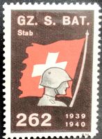 Soldatenmarke 2.WK, Stab Grenz Schützen Bat 262, Wi Gz 212