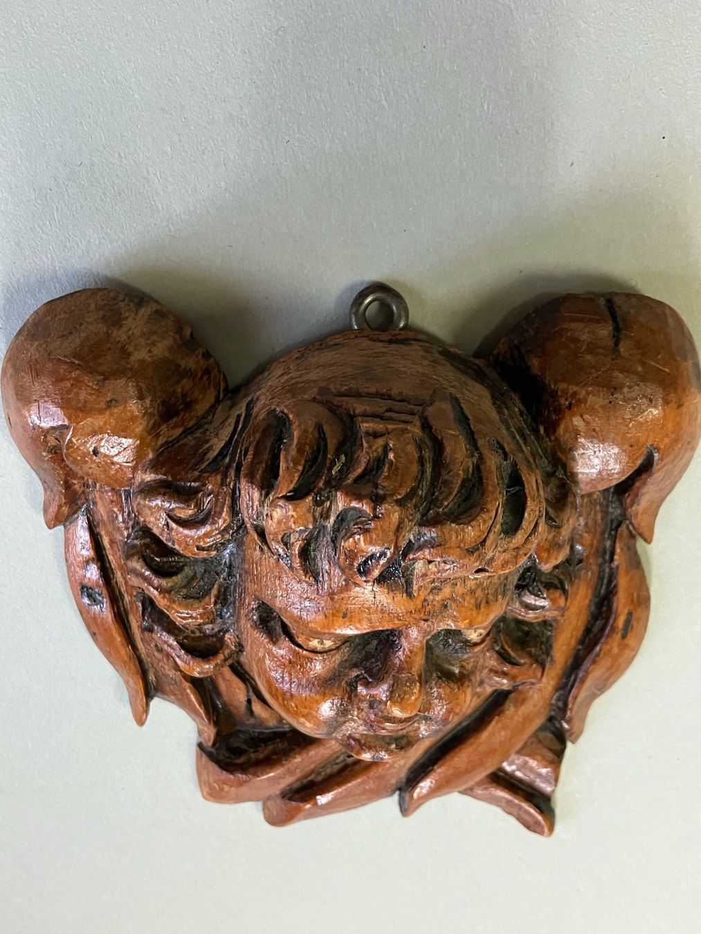Statuette: Engelskopf Putto antik. – Usato da Horw venduto da luzernicus 3