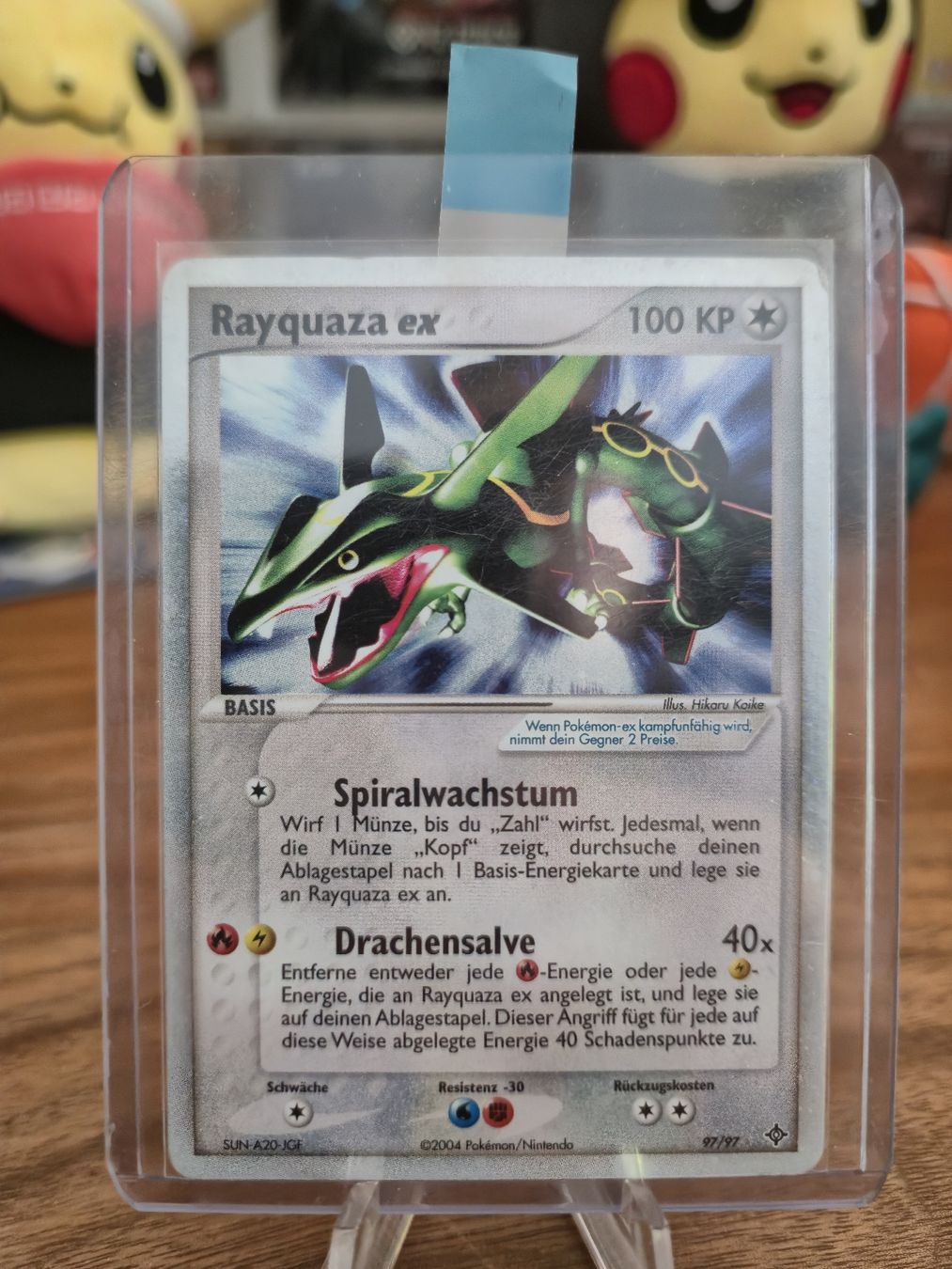 Pokémon Cartes à collectionner: Pokemon Rayquaza ex Holo – D'occasion à Au SG par Redlinestore