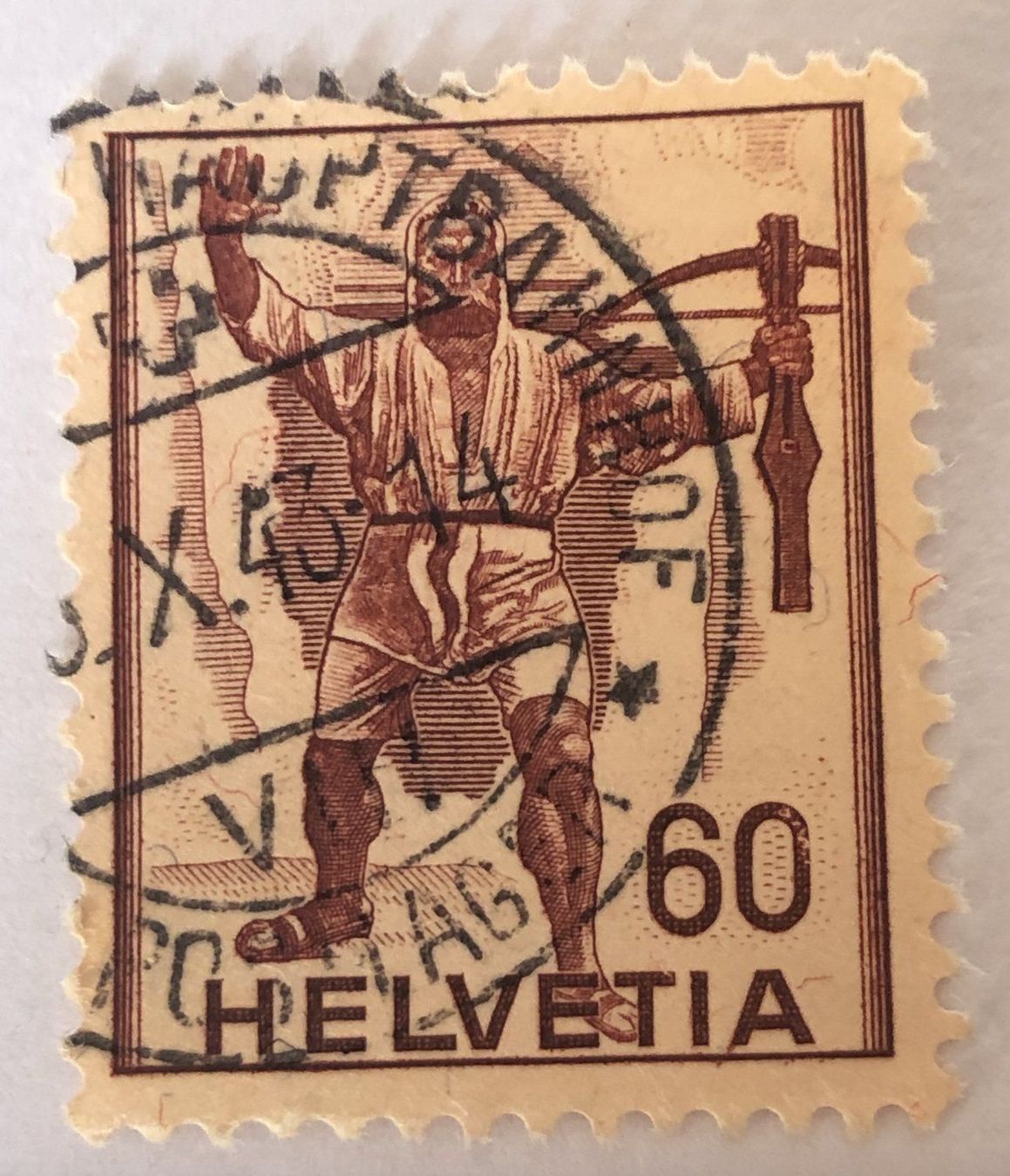 Alle Briefmarken: Nr.244 mit Stempel – Gebraucht aus Aarau von Billa007