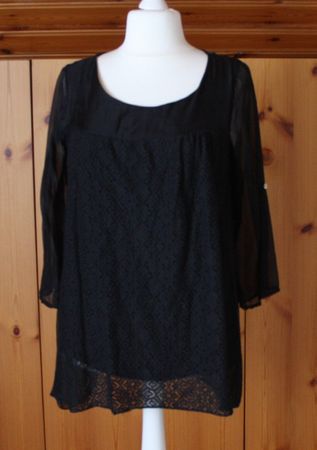 Bluse IAM Fashion schwarz Gr. XXL