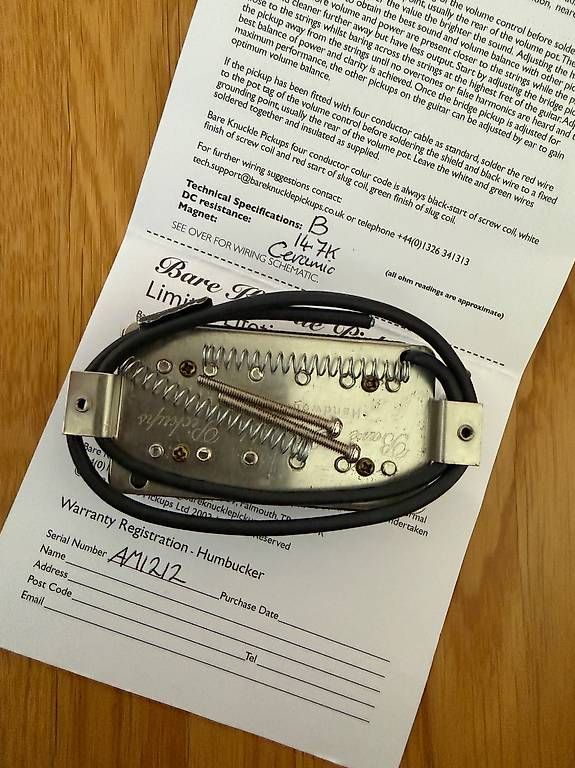 Instruments de musique: Bare Knuckle Aftermath Ceramic Bridge Humbucker – D'occasion à Düdingen par ChrisSpareShelf 2