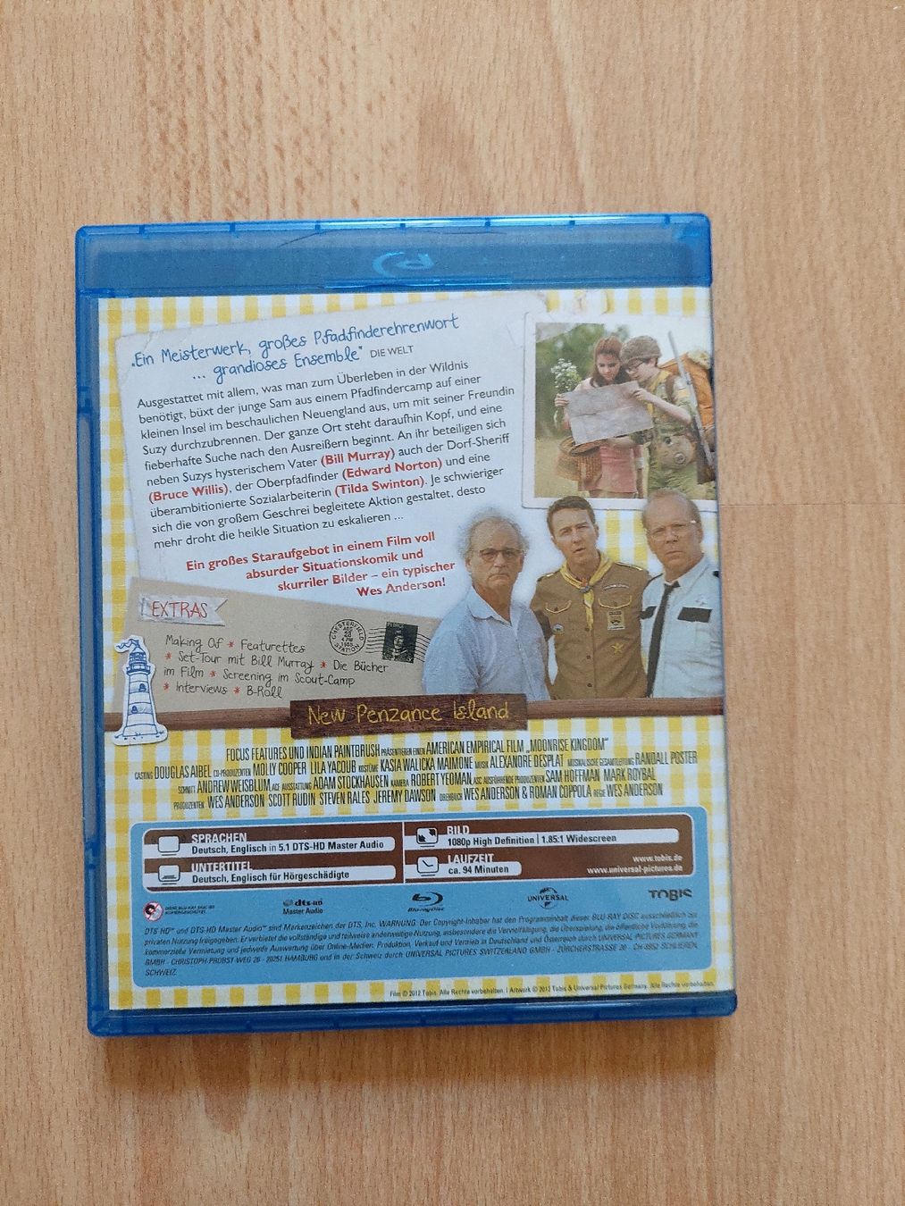 Alle DVDs: moonrise kingdom bluray – Gebraucht aus Biel/Bienne von Totalkelly 1