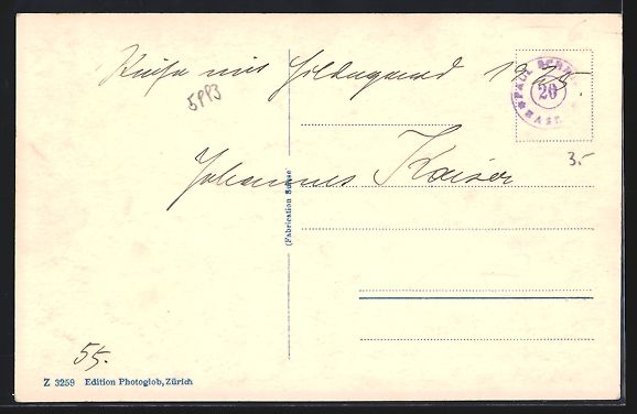 Cartes postales: AK Chur, Ortspartie mit Kirche – D'occasion à Berlin par bartko-reher 1