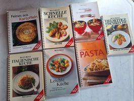 7 STK BETTY BOSSI KOCHBÜCHER SAMMLUNG