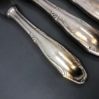 8 Messer versilbert Komet