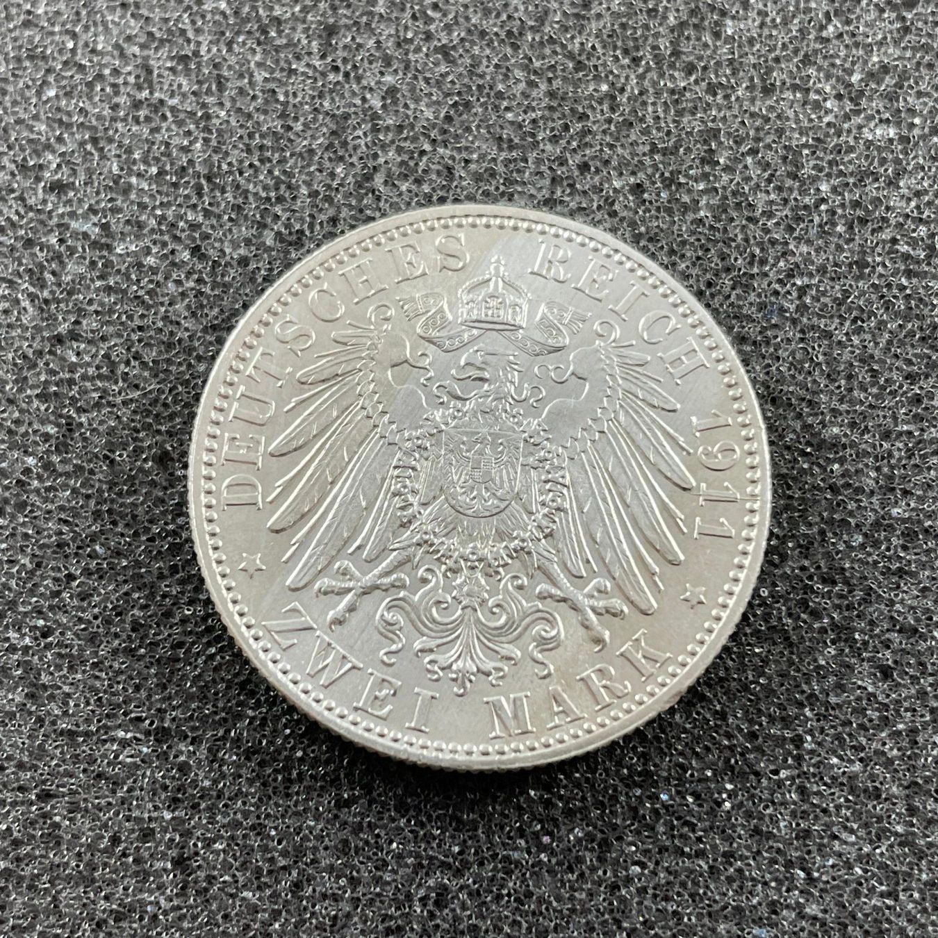 Toutes les monnaies: 2 Mark Silber Bayern 1911 unc. 2 – D'occasion à Reitnau par tb-muenzen 1