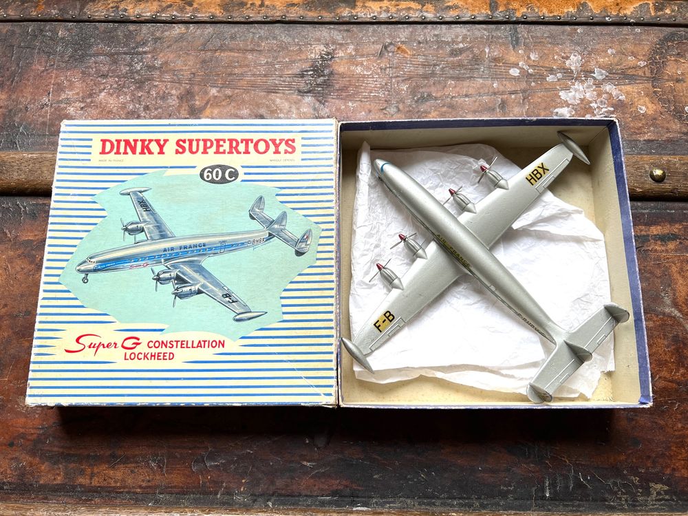 Dinky Toys Super G Constellation Lockheed N°60C – Boîte – Rare – Occasion