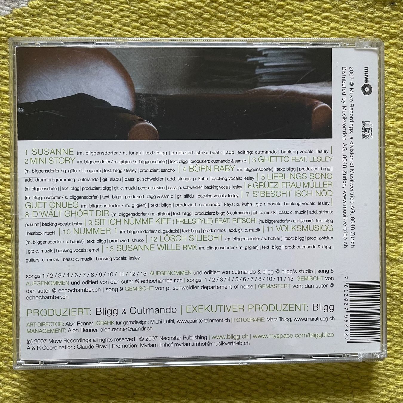 CD: BLIGG-YVES SPINK – Usato da Rorschacherberg venduto da CD-Roli 1
