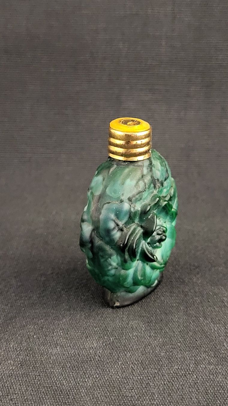 Flaconi: Parfüm-Flacon MALACHITGLAS – Usato da Basel venduto da spinne02 3