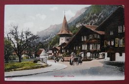 AK Meiringen belebt, gest. Hohfluh !