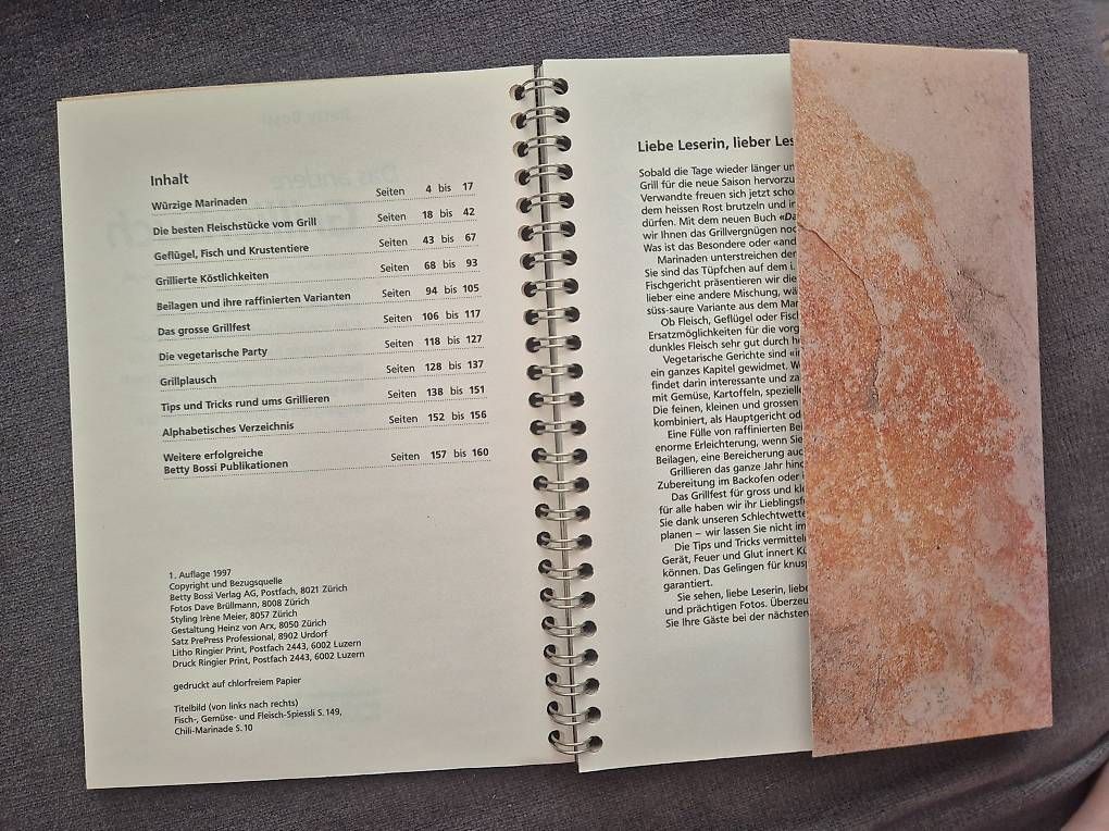 Livres: Betty Bossi - Das andere Grillierbuch – D'occasion à Niederhasli par mybluefish 1